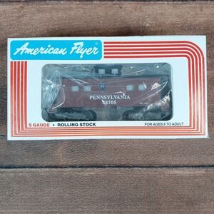 American Flyer Pennsylvania Caboose S Gauge 6-48705 Red Excellent Rolling Stock